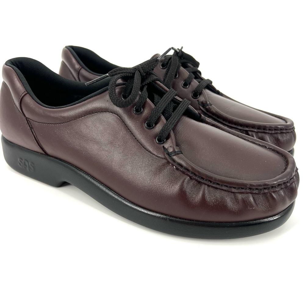 SAS Women’s Take Time Lace Up Loafer Comfort Shoes Sz 10.5 M Brown USA